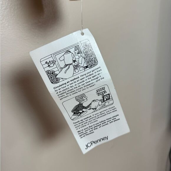 SALE! Orange Vintage L/S Belted Dress NWT - Picture 7 of 8